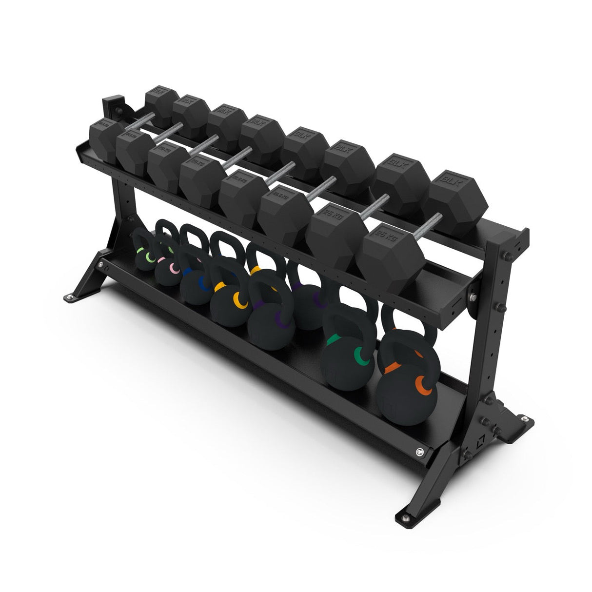 2 Tier Basecamp Storage System - 1.8m - BLK BOX