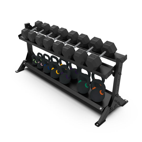 2 Tier Basecamp Storage System - 1.8m - BLK BOX