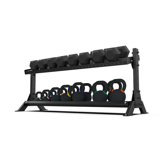 2 Tier Basecamp Storage System - 1.8m - BLK BOX