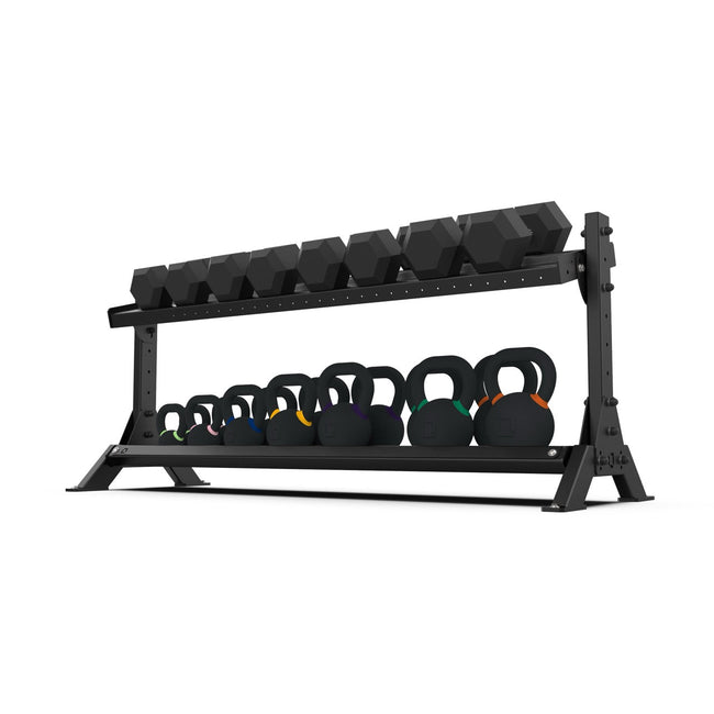 2 Tier Basecamp Storage System - 1.8m - BLK BOX