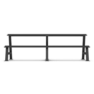 2 Tier Hex Dumbbell Rack 2.5 - 30kg - BLK BOX