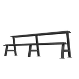 2 Tier Hex Dumbbell Rack 2.5 - 30kg | BLK BOX