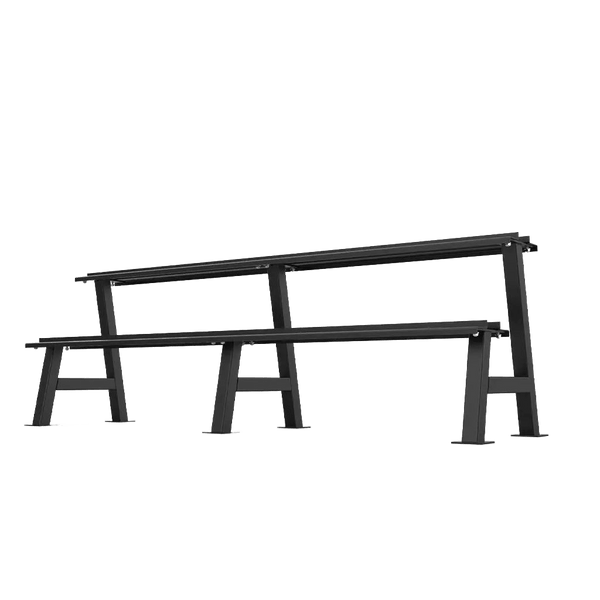 2 Tier Hex Dumbbell Rack 2.5 - 30kg | BLK BOX