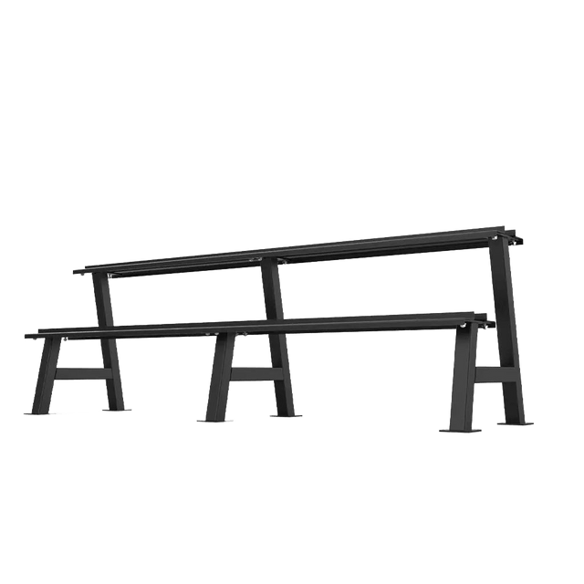 2 Tier Hex Dumbbell Rack 2.5 - 30kg | BLK BOX