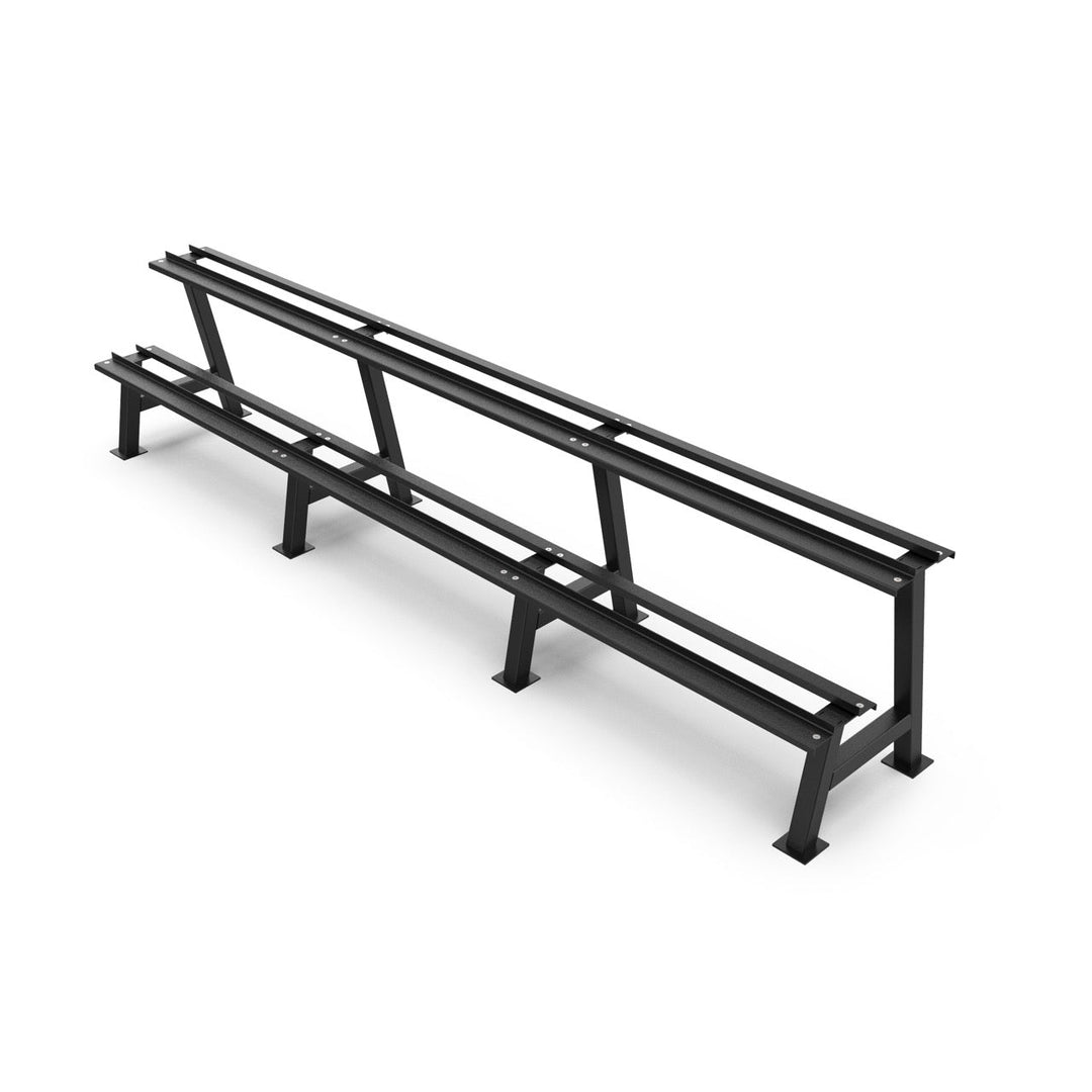 2 Tier Hex Dumbbell Rack 2.5kg - 40kg - BLK BOX