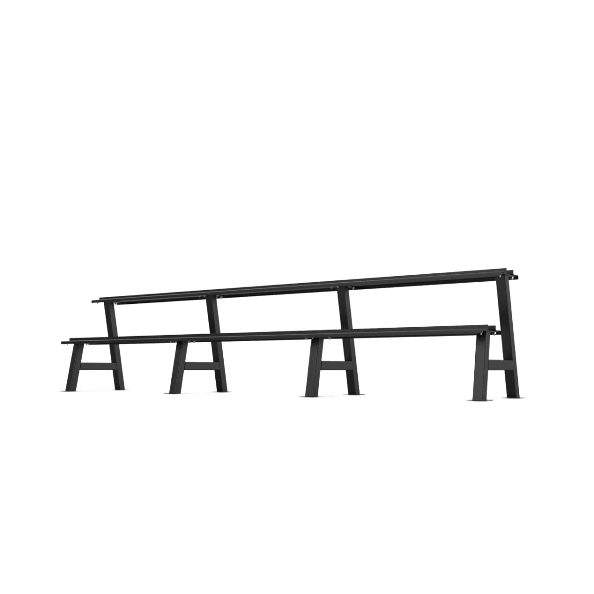 2 Tier Hex Dumbbell Rack 2.5kg - 40kg | BLK BOX