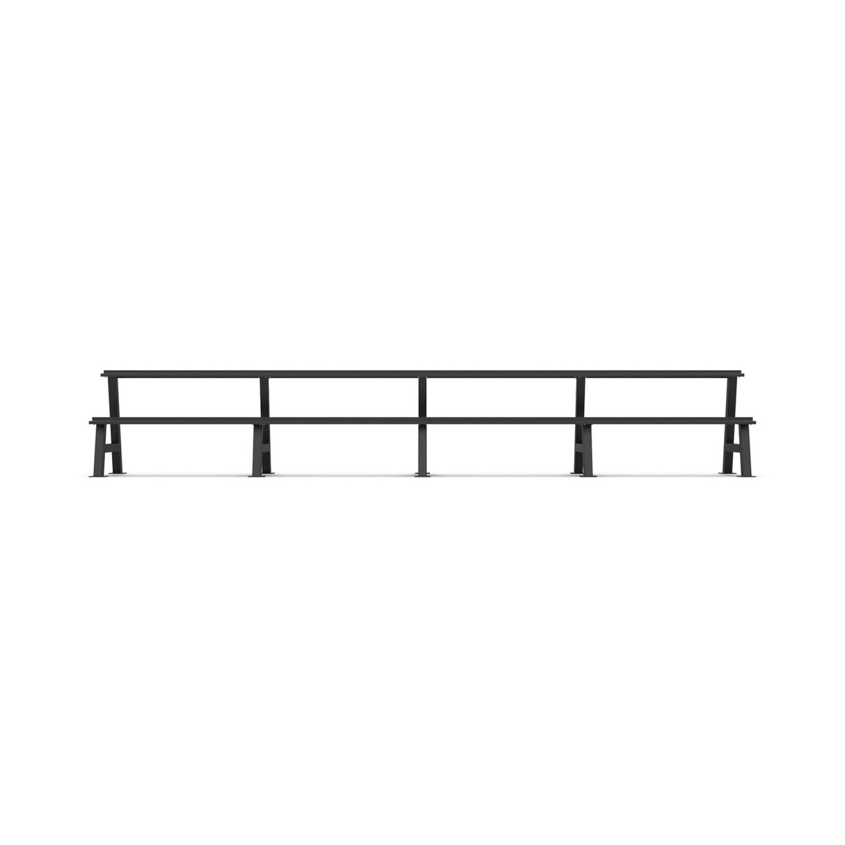 2 Tier Hex Dumbbell Rack 2.5kg - 50kg - BLK BOX