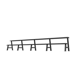 2 Tier Hex Dumbbell Rack 2.5kg - 50kg | BLK BOX