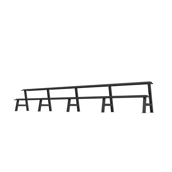 2 Tier Hex Dumbbell Rack 2.5kg - 50kg | BLK BOX