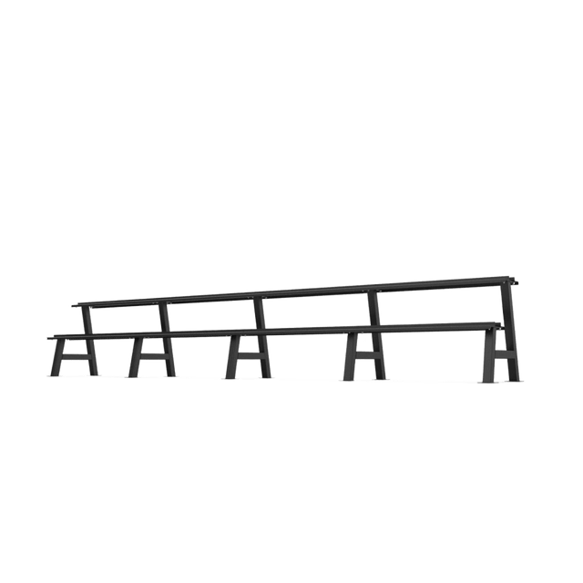 2 Tier Hex Dumbbell Rack 2.5kg - 50kg | BLK BOX