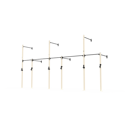 3 Series Wall Mounted High Low Rig 3 Bay