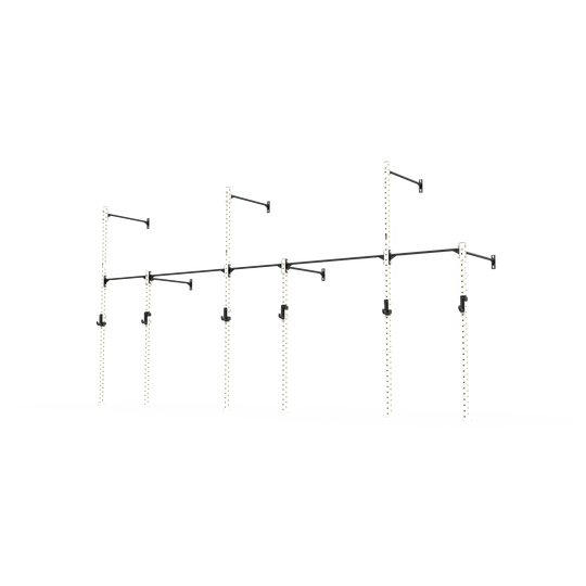 3 Series Wall Mounted High Low Rig 3 Bay