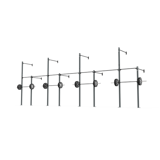 3 Series Wall Mounted High Low Rig 4 Bay