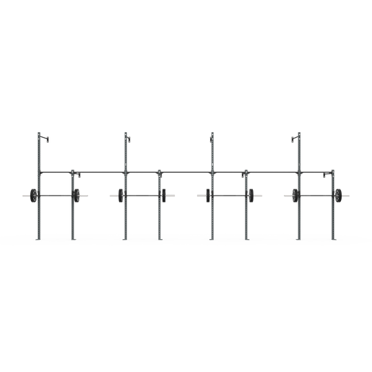 3 Series Wall Mounted High Low Rig 4 Bay