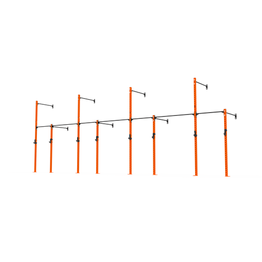 3 Series Wall Mounted High Low Rig 4 Bay
