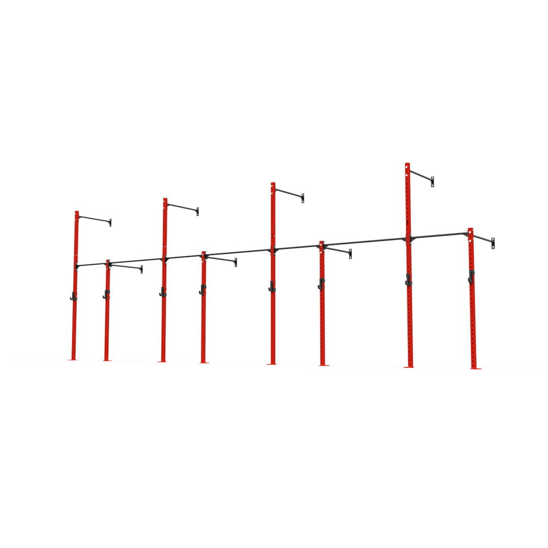 3 Series Wall Mounted High Low Rig 4 Bay