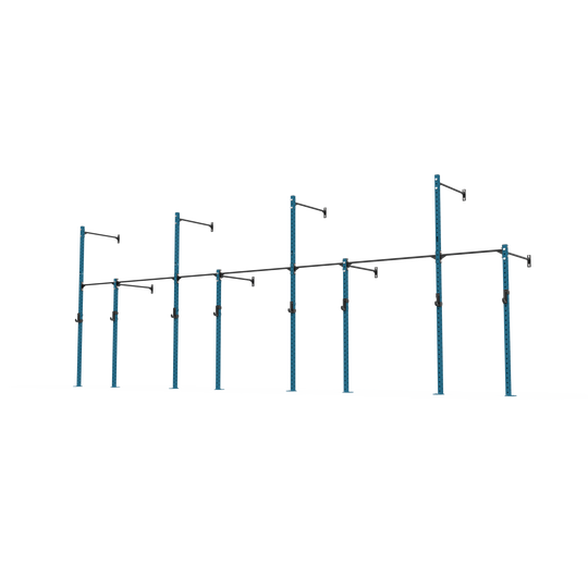 3 Series Wall Mounted High Low Rig 4 Bay