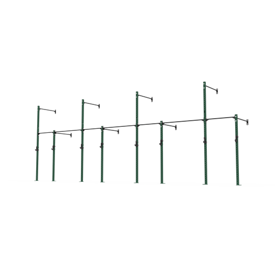 3 Series Wall Mounted High Low Rig 4 Bay