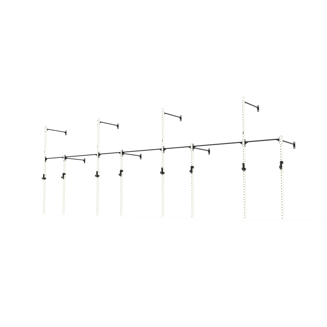 3 Series Wall Mounted High Low Rig 4 Bay