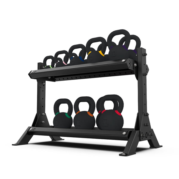 2 Tier Kettlebell Rack-Kettlebell Storage-BLK BOX