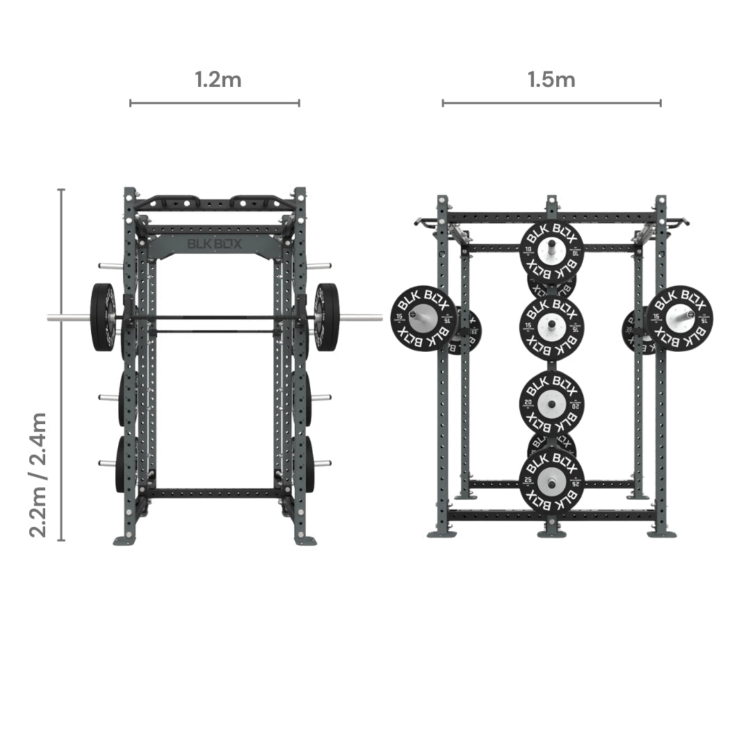 3 Series Back - to - Back Compact Rack - BLK BOX