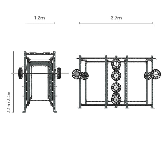 3 Series Back - to - Back Full Rack - BLK BOX