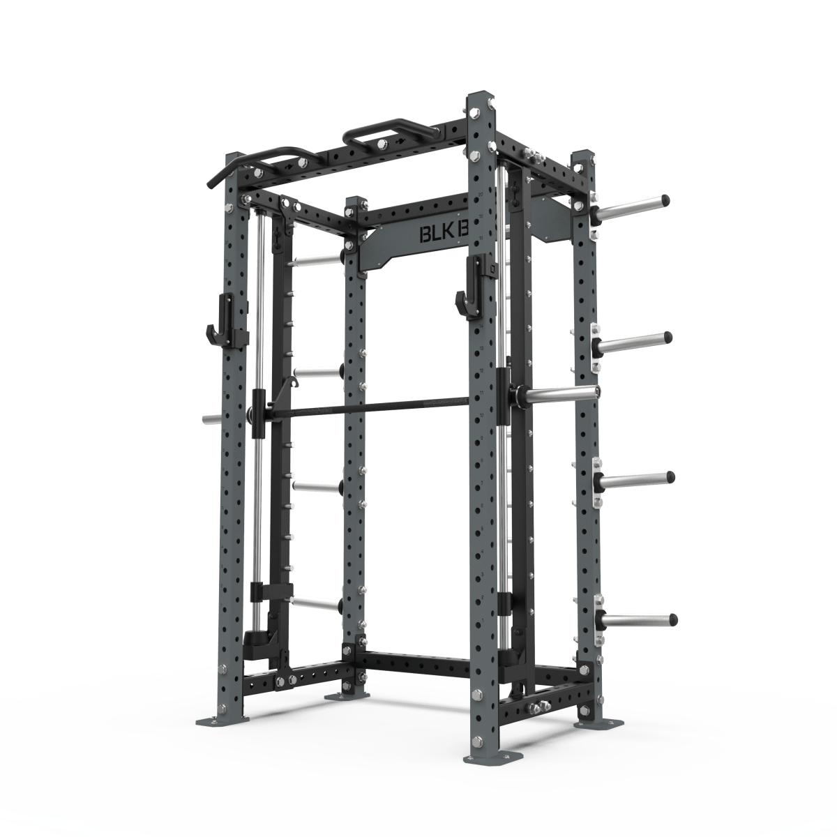3 Series Compact Rack with Smith Machine - 2.2m | BLK BOX