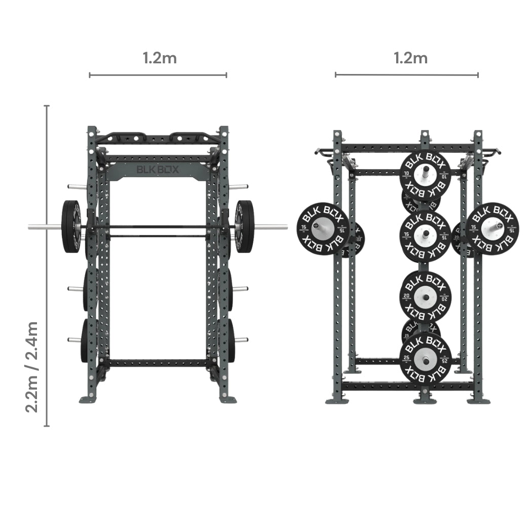 3 Series Compact/Half Combo Rack - BLK BOX