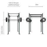 3 Series Free Standing Rigs - BLK BOX