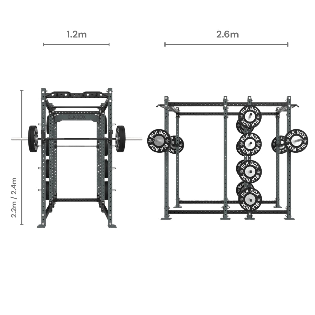 3 Series Full/Compact Combo Rack - BLK BOX