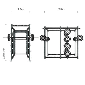 3 Series Full/Compact Combo Rack - BLK BOX
