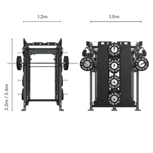 3 Series Nexus Back - to - Back Compact Rack - BLK BOX