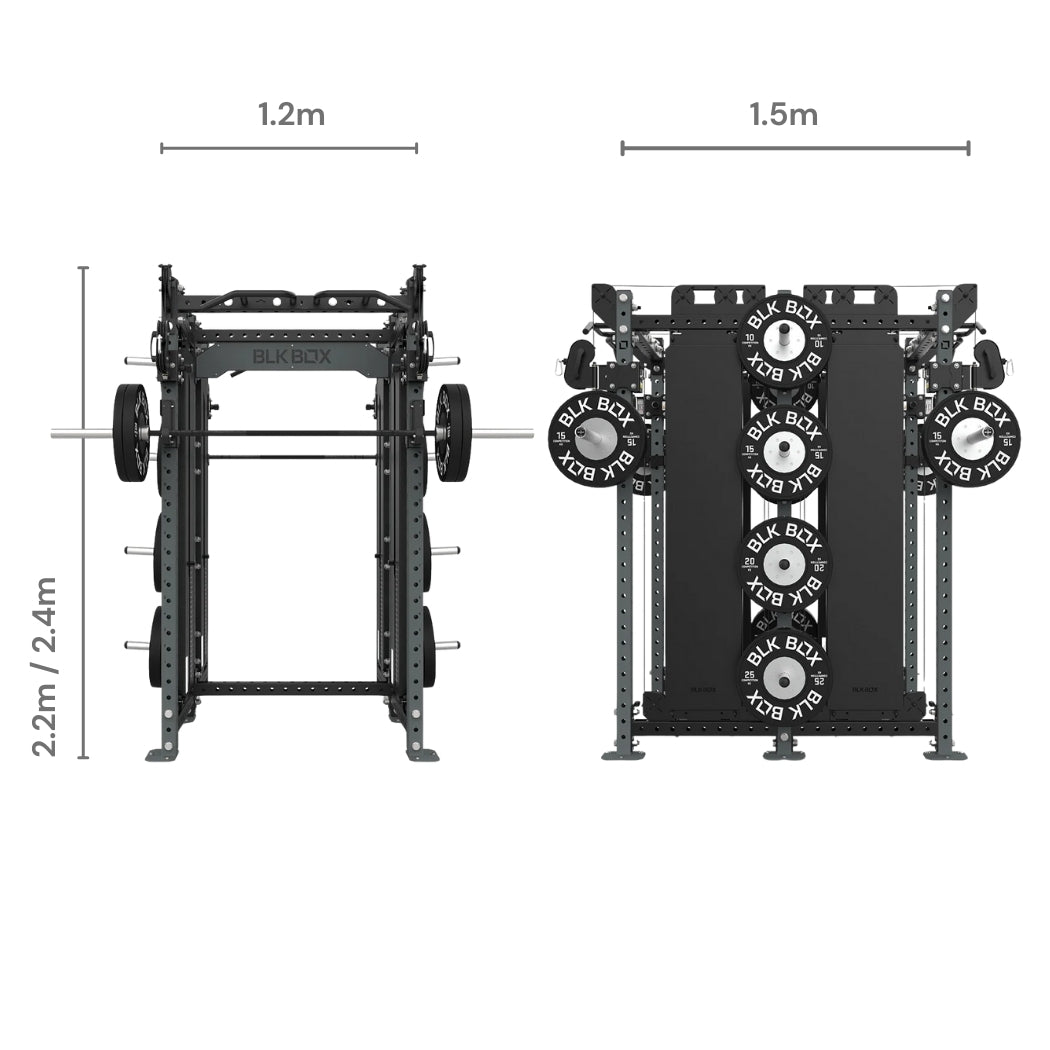 3 Series Nexus Back - to - Back Compact Rack - BLK BOX