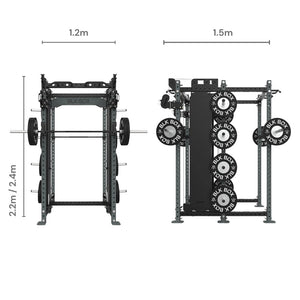 3 Series Nexus Compact/Compact Combo Rack - BLK BOX