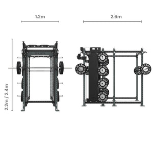 3 Series Nexus Compact/Full Combo Rack - BLK BOX