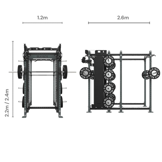 3 Series Nexus Compact/Full Combo Rack - BLK BOX