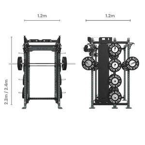 3 Series Nexus Compact/Half Combo Rack - BLK BOX