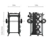3 Series Nexus Compact/Half Combo Rack - BLK BOX