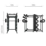 3 Series Nexus Full/Compact Combo Rack - BLK BOX