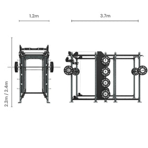 3 Series Nexus Full/Full Combo Rack - BLK BOX