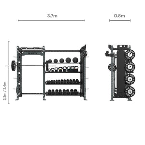 3 Series SG Pod with Cable Column - BLK BOX
