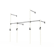 3 Series Wall Mounted High Low Rig 2 Bay | BLK BOX