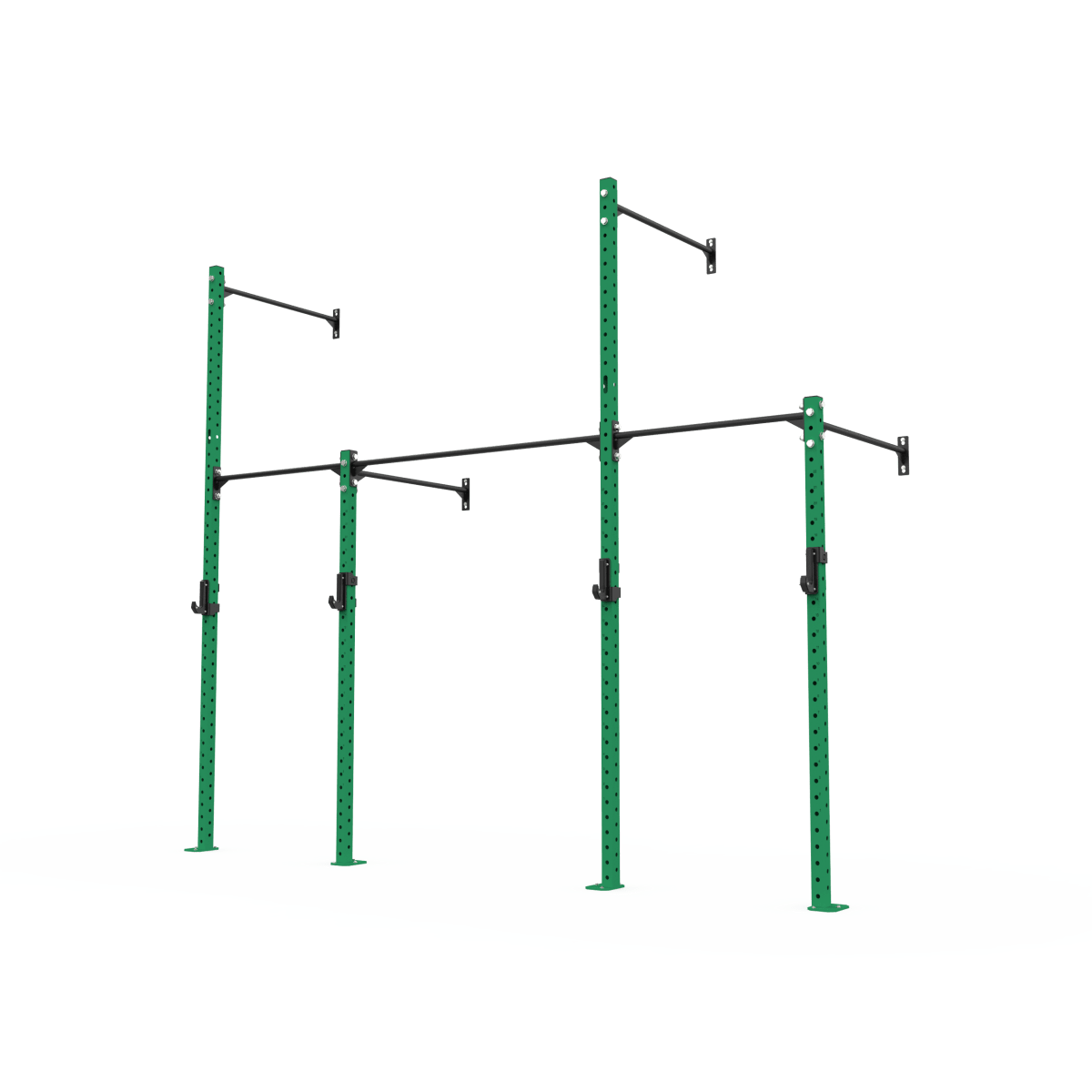 3 Series Wall Mounted High Low Rig 2 Bay | BLK BOX
