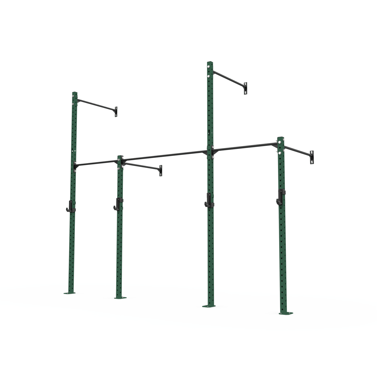3 Series Wall Mounted High Low Rig 2 Bay | BLK BOX