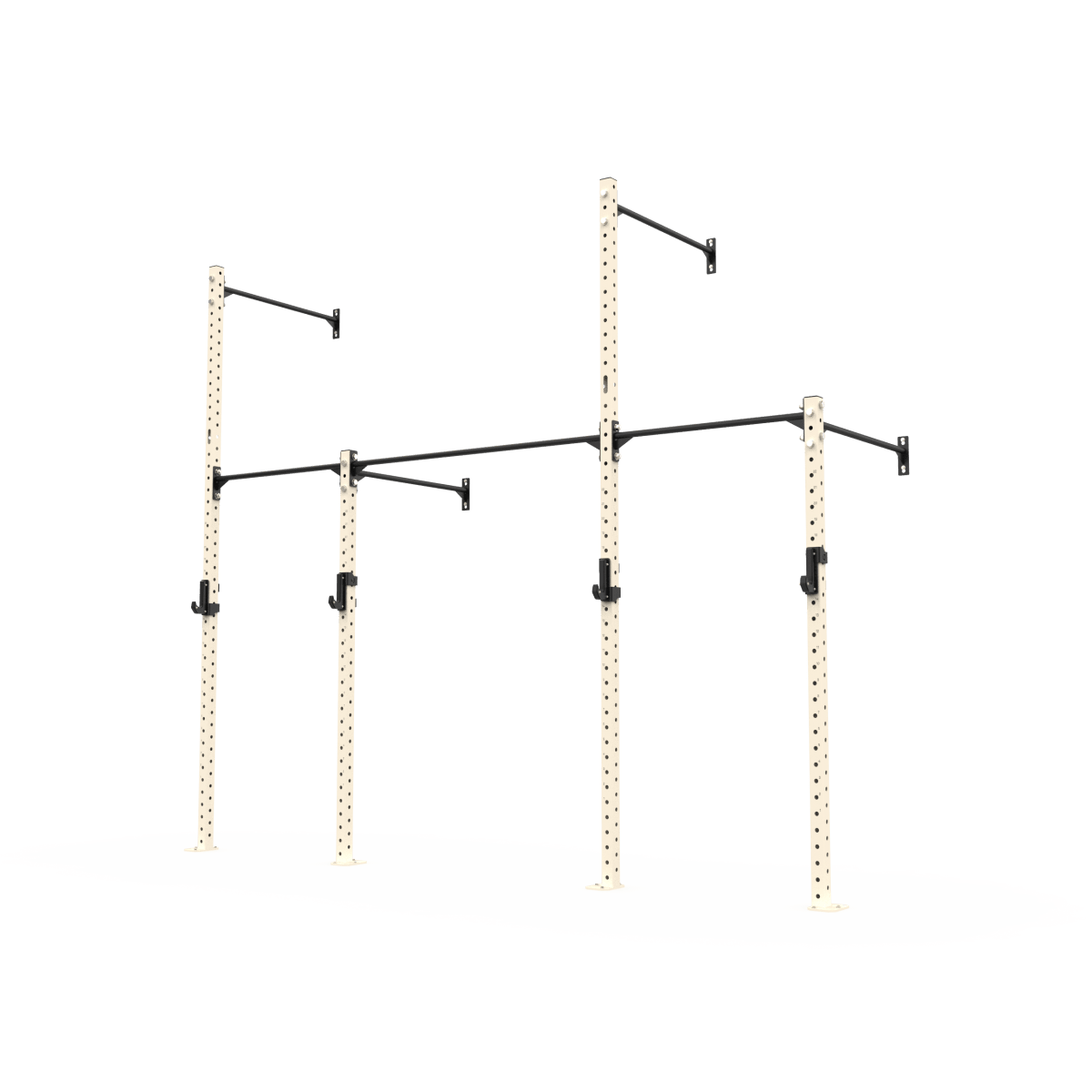 3 Series Wall Mounted High Low Rig 2 Bay | BLK BOX