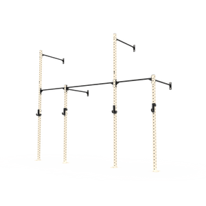 3 Series Wall Mounted High Low Rig 2 Bay | BLK BOX