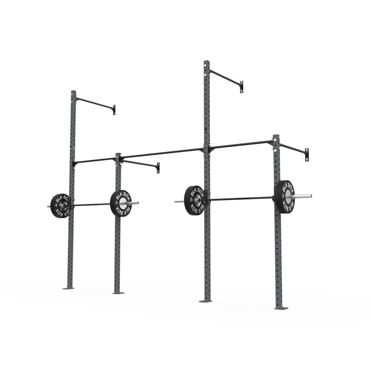 3 Series Wall Mounted High Low Rig 2 Bay | BLK BOX