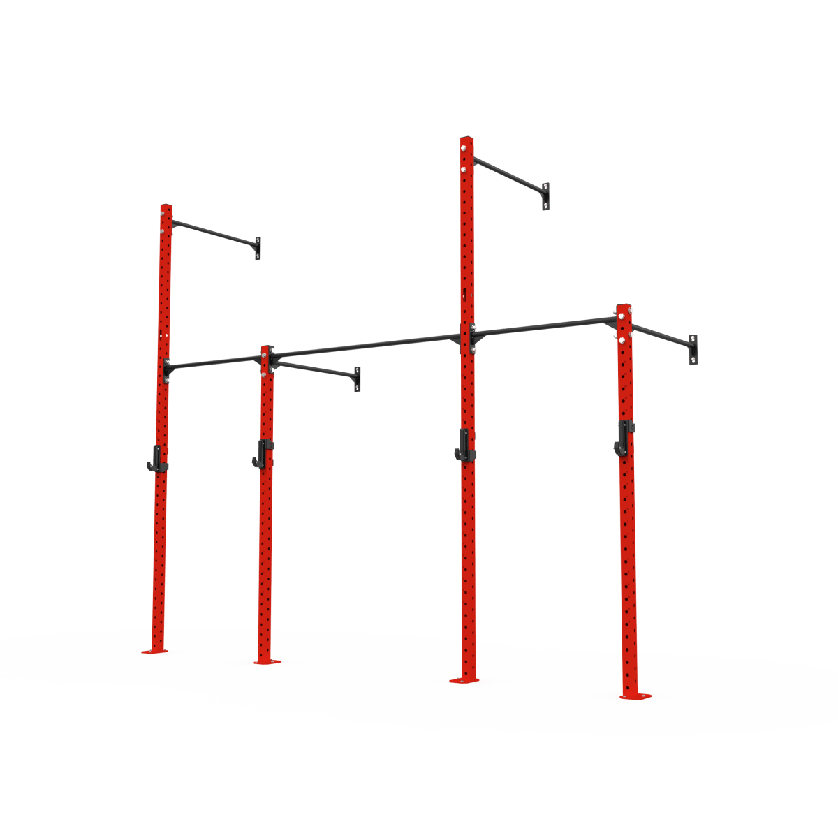 3 Series Wall Mounted High Low Rig 2 Bay | BLK BOX