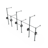 3 Series Wall Mounted High Low Rig 3 Bay | BLK BOX