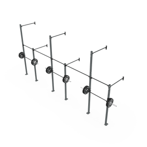 3 Series Wall Mounted High Low Rig 3 Bay | BLK BOX